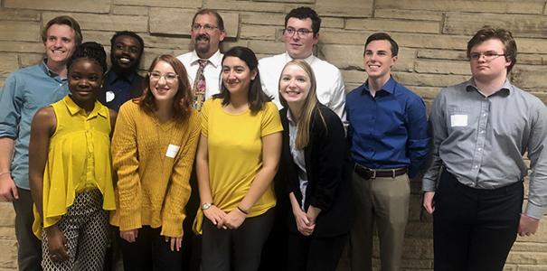 Student and faculty members of the 2019-20 UNC Ethics Bowl teams
